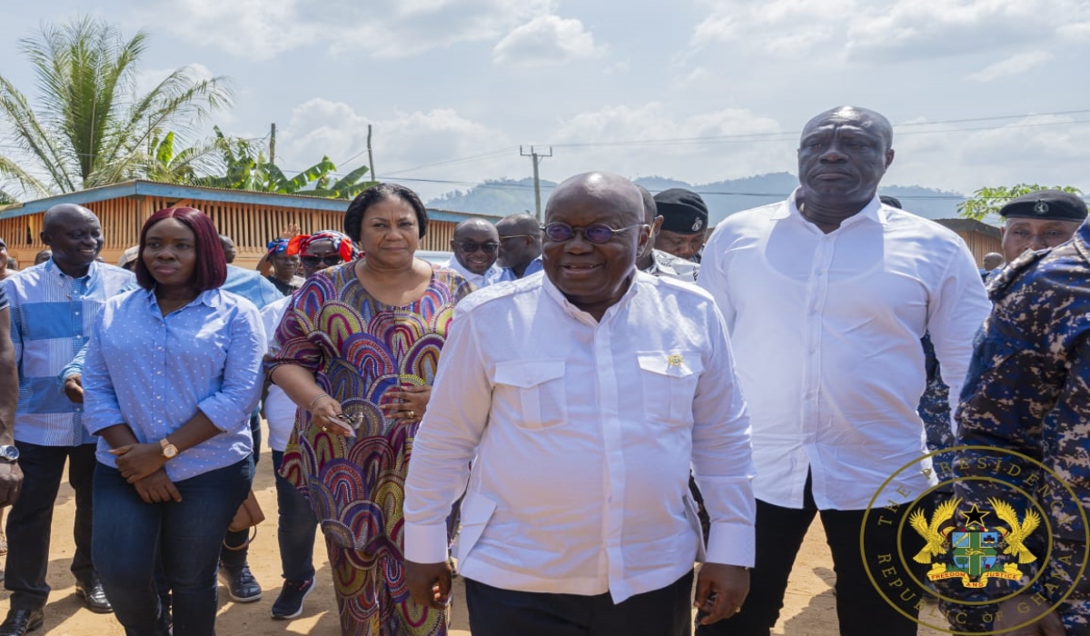 President, First Lady, Casts Votes In Kyebi