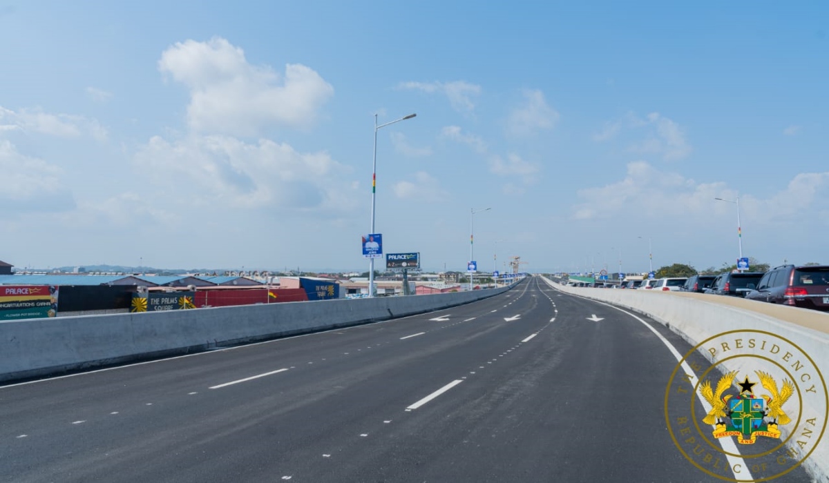 President Akufo-Addo Commissions Flowerpot Interchange To Ease Traffic And Boost Development