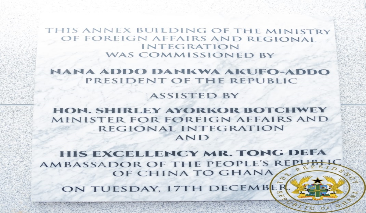 Pres Akufo-Addo Commissions New Foreign Affairs Building …Says “Foreign Service Is Lifeblood Of The Nation”