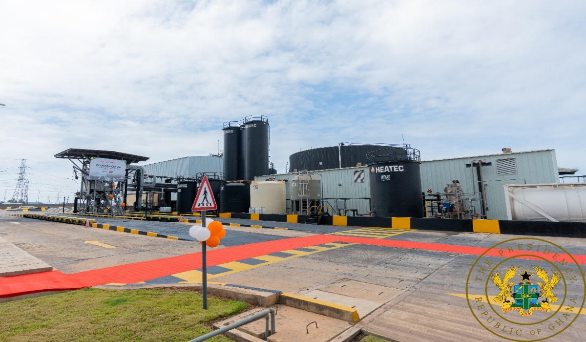 President Akufo-Addo Commissions $40 Million Bitumen Plant In Tema