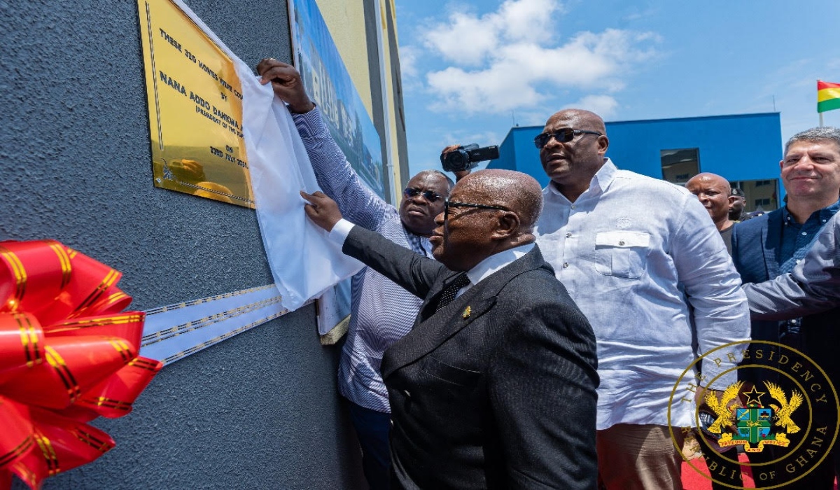 President Akufo-Addo Inaugurates 320 Housing Units For Police Service In Tesano