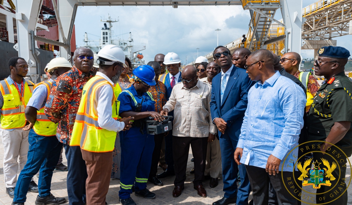 President Akufo-Addo Commissions Container Terminals, Dry Dock At Takoradi Harbour